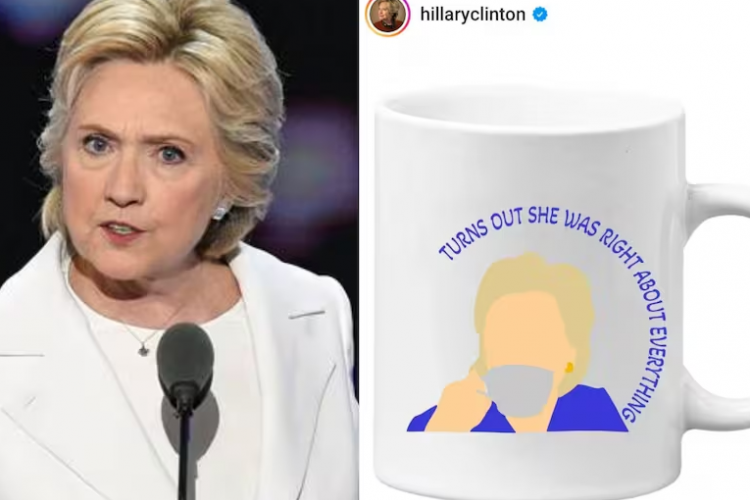 Hillary Clinton Poking Some Fun at Donald Trump’s Conviction on Her Instagram with New Merch : ‘Turns Out She Was Right About Everything’